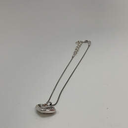 Designer Brighton Silver-Tone Crystal Heart Reversible Pendant Necklace alternative image