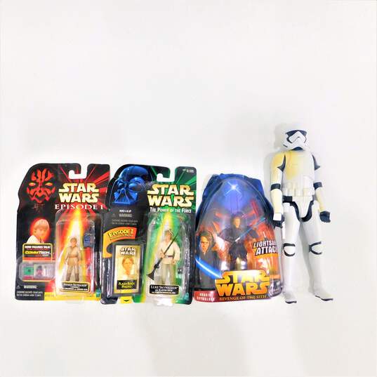Star Wars Lot Sealed Episode 1 Luke Anakin Skywalker Figures Revenge of the Sith & White Storm Trooper image number 1