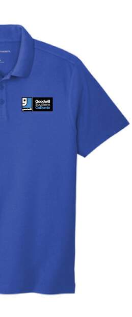 Goodwill Southern California Mens SS Polo Blue S alternative image