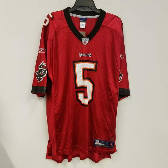 NWT Mens Red Tampa Bay Buccaneers Josh Freeman #5 NFL Jersey Size X-Large image number 1