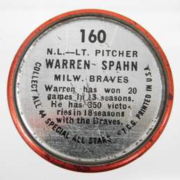 1964 HOF Warren Spahn Topps Coins #160 Milwaukee Braves alternative image