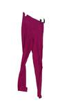 Women's Pink Stretch Elastic Waist Activewear Compression Leggings Size Small image number 2