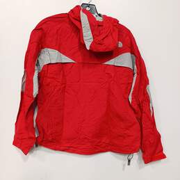 The North Face Women's Red Full Zip Hooded Windbreaker Jacket Size S alternative image