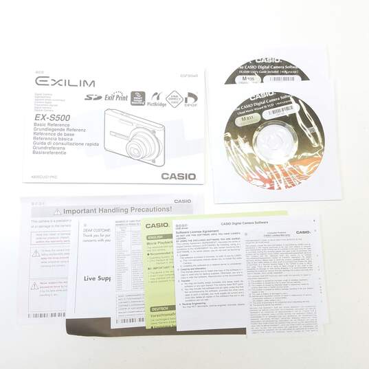 Casio Exilim EX-S500 5.0MP Digital Camera image number 3