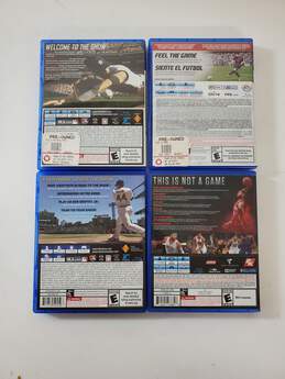 Lot of 4 PS4 Sports Games alternative image