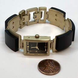Designer Fossil ES-2521 Two-Tone Rhinestone Round Dial Analog Wristwatch alternative image