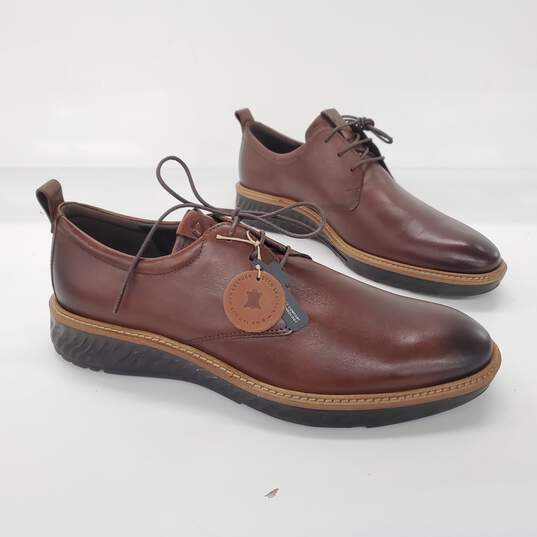ECCO Men's St. 1 Hybrid Cognac Plain Toe Shoe Size 11 NWT image number 1
