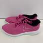 Women's Girls Star Runner 2.0 Pink Low Top Lace Up Running Shoes Size 7 image number 3