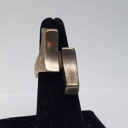 Sterling Silver Modernist Size 6 1/2 Ring 17.4g