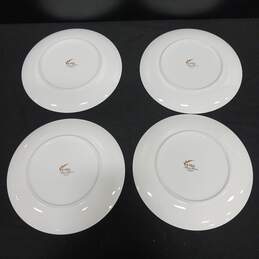 Bundle of Four Mikasa Rainflower Dinner Plates alternative image