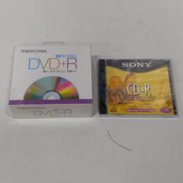 Bundle of Sealed Blank CD-R and DVD-R Discs