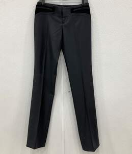 Gucci Black 56% Lana Wool Tapered Trousers alternative image