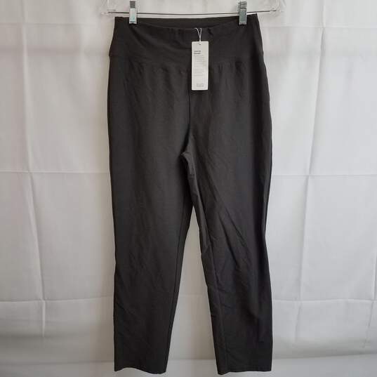 Eileen Fisher dark gray knit pull on pants women's PS petite nwt image number 1
