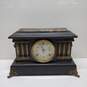 Vintage Seth Thomas Pillar Style Lion Knocker Mantle Clock for P/R image number 1