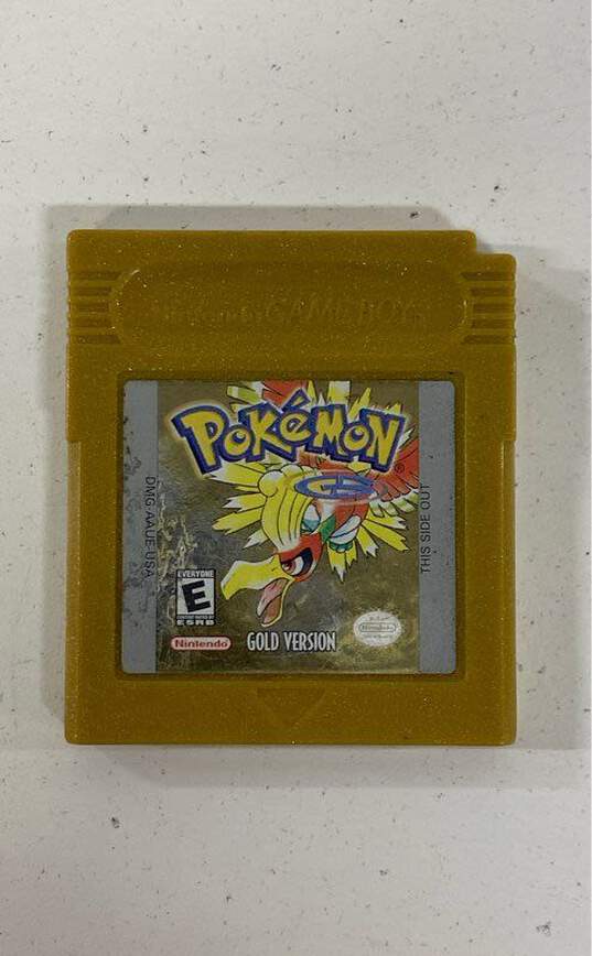 Pokémon Gold Version - Game Boy Color (Tested) image number 1