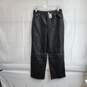 We The Free Black Faux Leather High Rise Wide Leg Pant WM Size 8 NWT image number 1
