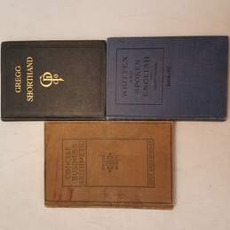 Set of 3 Antiquarian Education Textbooks