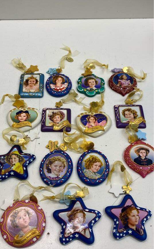 15 Shirley Temple Christmas Ornaments Danbury Mint image number 3