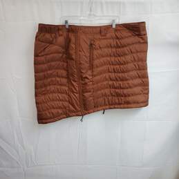 Pulse Rust Puffer Skirt WM Size 4 XL NWT