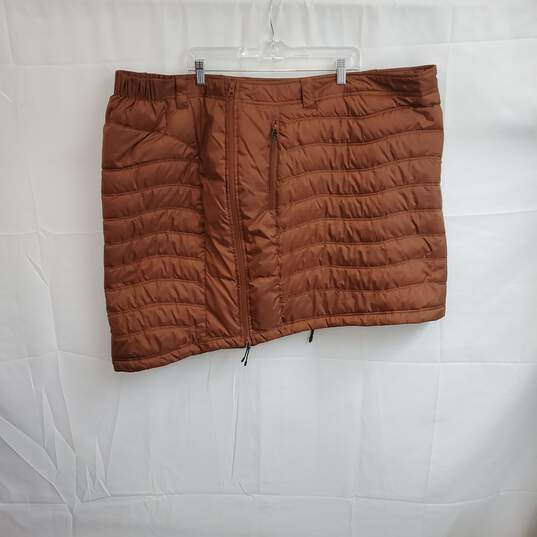 Pulse Rust Puffer Skirt WM Size 4 XL NWT image number 1