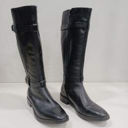 Diba Women's Black Leather Boots Size 7.5
