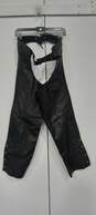 Biker's Leather Stuff Black Leather Motorcycle Chaps Size M image number 2
