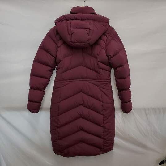 Columbia WM's Ember Springs Duck Down Quilted Red Puffer Parka Size XS image number 2