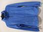 Women's Blue Zip-Up Sweater Size L image number 1