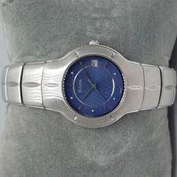 Bulova A3 Stainless Steel 26mm With Blue Dial Watch alternative image