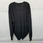 AUTHENTICATED Burberrys Dark Gray Wool Cardigan Sweater Mens Size XL image number 2