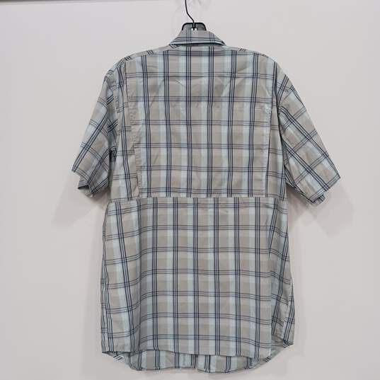 Men’s Columbia Silver Ridge Lite Plaid Short Sleeve Button-Up Shirt Sz M image number 2