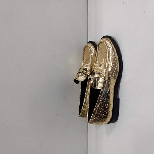 Men's Metallic Gold Loafer Size 39 image number 3