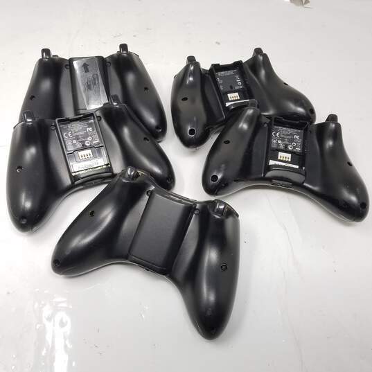 Lot of 5 Untested Microsoft Xbox 360 Controllers image number 3