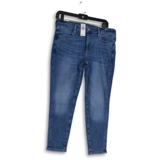 NWT Womens Blue Denim Medium Wash 5-Pocket Design Jegging Jeans Size 10 image number 1