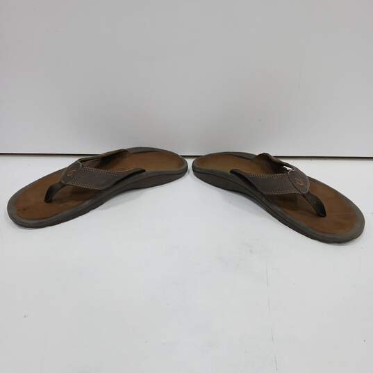 Men's OluKai Brown Sandals Size 42 image number 2
