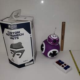 Untested P/R Star Wars Droid Depot Custom Astromech Unit R/C BB-8 Purple