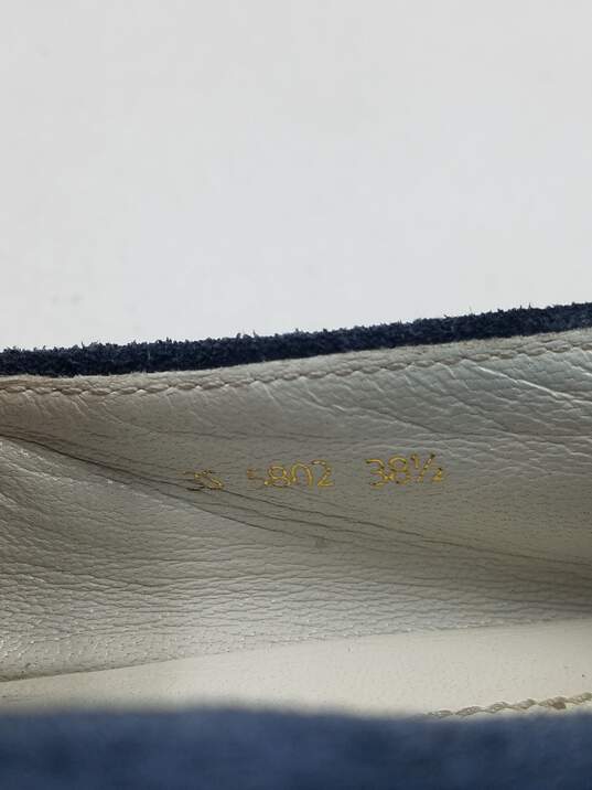 Authentic Prada Navy Slip-Ons W 8.5 image number 7