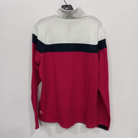 PUMA Lightweight 1/4 Zip Pullover Golf Shirt Women's Size XL image number 6