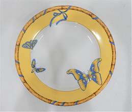Butterfly Bamboo Set By Lynn Chase 12 Inch Service Plate