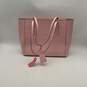NWT Kate Spade Womens Schuyler WKR00545 Pink Leather Charm Zip Tote Bag Purse image number 2