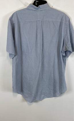 Polo Ralph Lauren Mens Blue White Cotton Striped Button Down Shirt Size XL alternative image