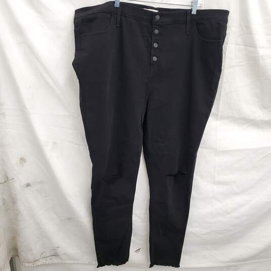 Madewell Women's 10in High-Rise Black Jeggings with Magic Pockets Size 37T NWT image number 1