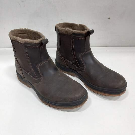 Men Brown Rockport Boots Size 10 image number 1