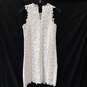 Michael Kors White Sleeveless Crochet Dress Women's Size 0 image number 2