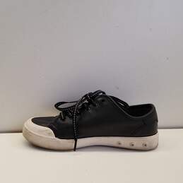 rag & bone Black Leather Lace Up Low Top Sneakers Women's Size 36 alternative image