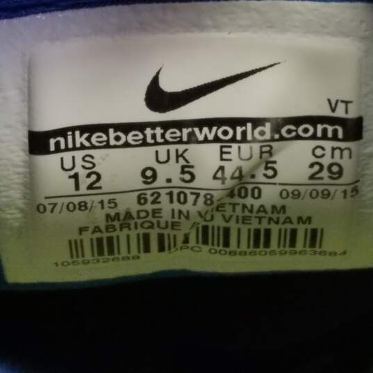 Nike Air Max Running Sneakers Blue, Pink, Orange 621078-400 Size 12 image number 7