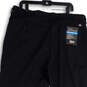 NWT Mens Black Flat Front Relaxed Fit Straight Leg Carpenter Pants Sz 38X32 image number 4