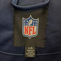 NFL Men Blue LA Rams Track Jacket L NWT