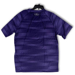 NWT Mens Purple Geometric Short Sleeve Pullover Activewear T-Shirt Size XL alternative image