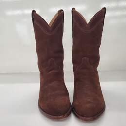 Tecovas Men's 'The Johnny' Brown Suede Western Boots Size 9 EE alternative image